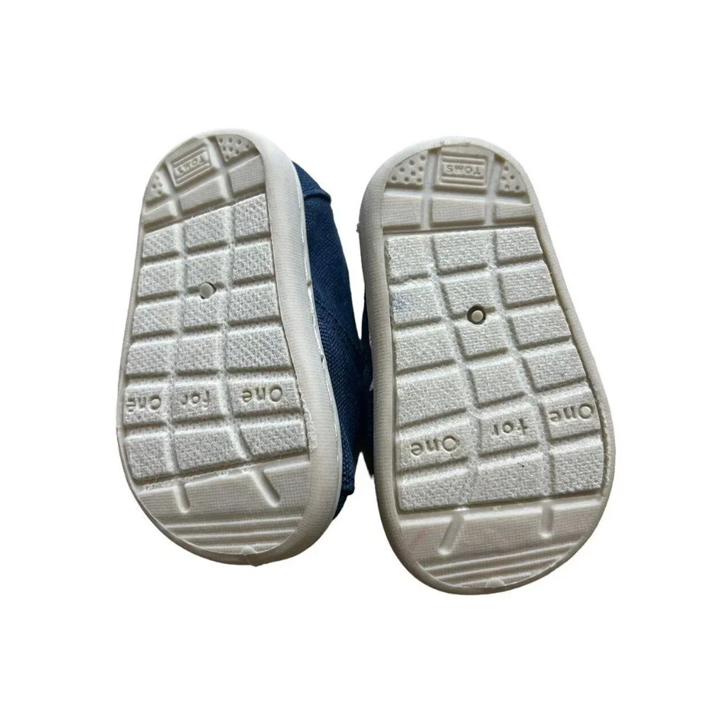 Toms T3 Navy Blue Toddler Shoes